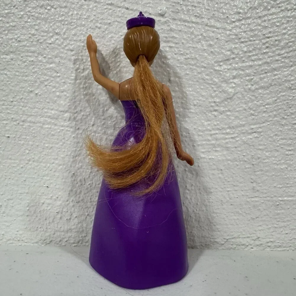 2019 McDonald's Barbie Princess Purple Dress Tiara Happy Meal Toy #3 Figure